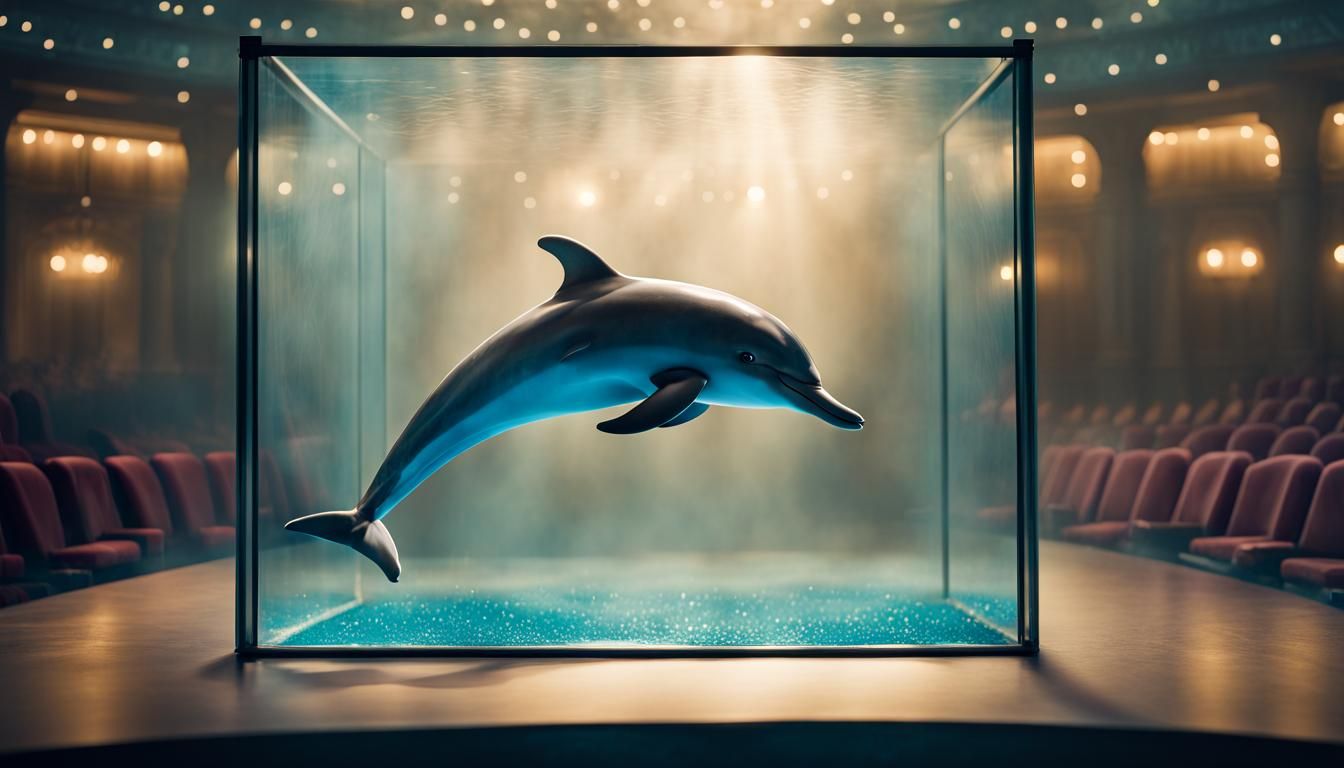 Dolphin Entertains Theatre Crowd with Hilarious Comedy Act