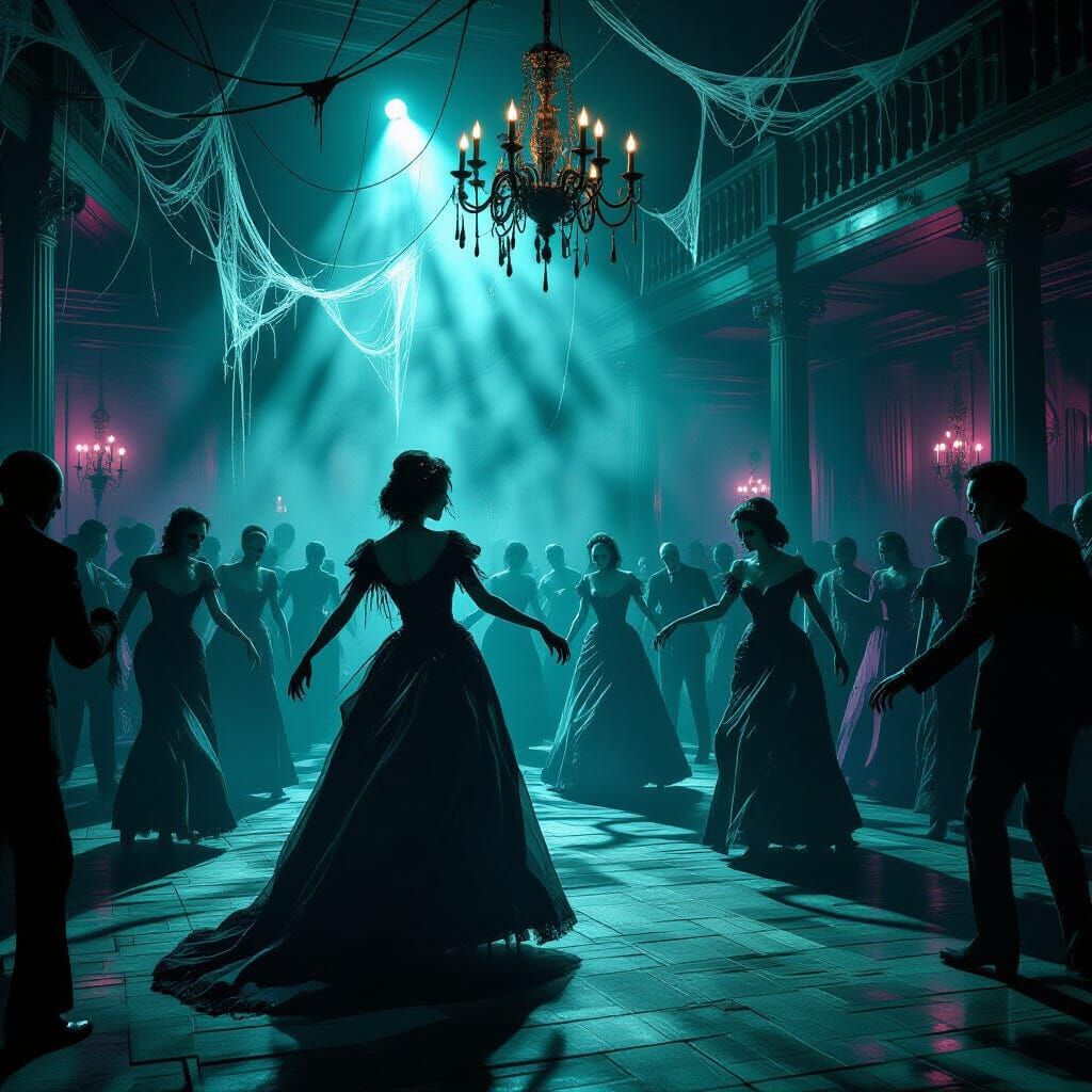Zombie Prom Night in Gothic Ballroom