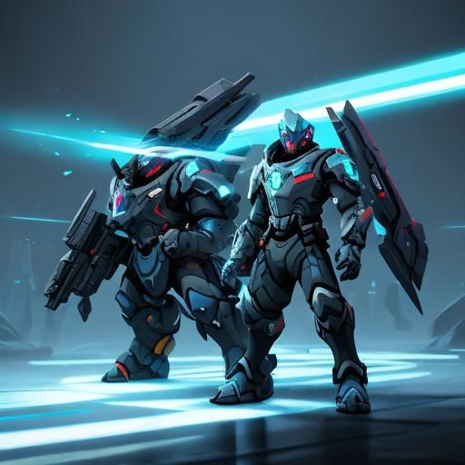 Hyper Detailed Volumetric Lighting Splash Art