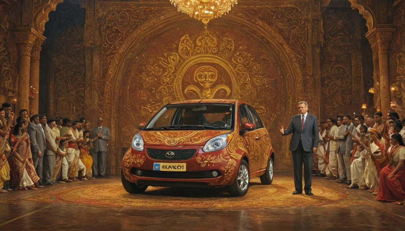 Ratan Tata Launching the Tata Nano in Grand Style