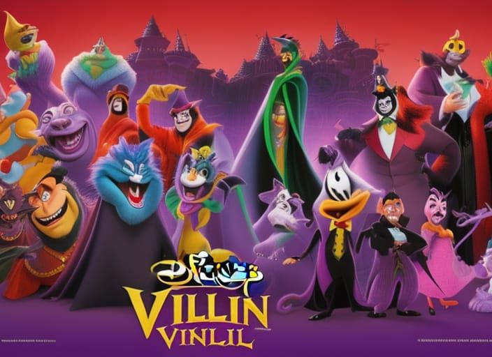 Disney Villains as 3D Digital Art