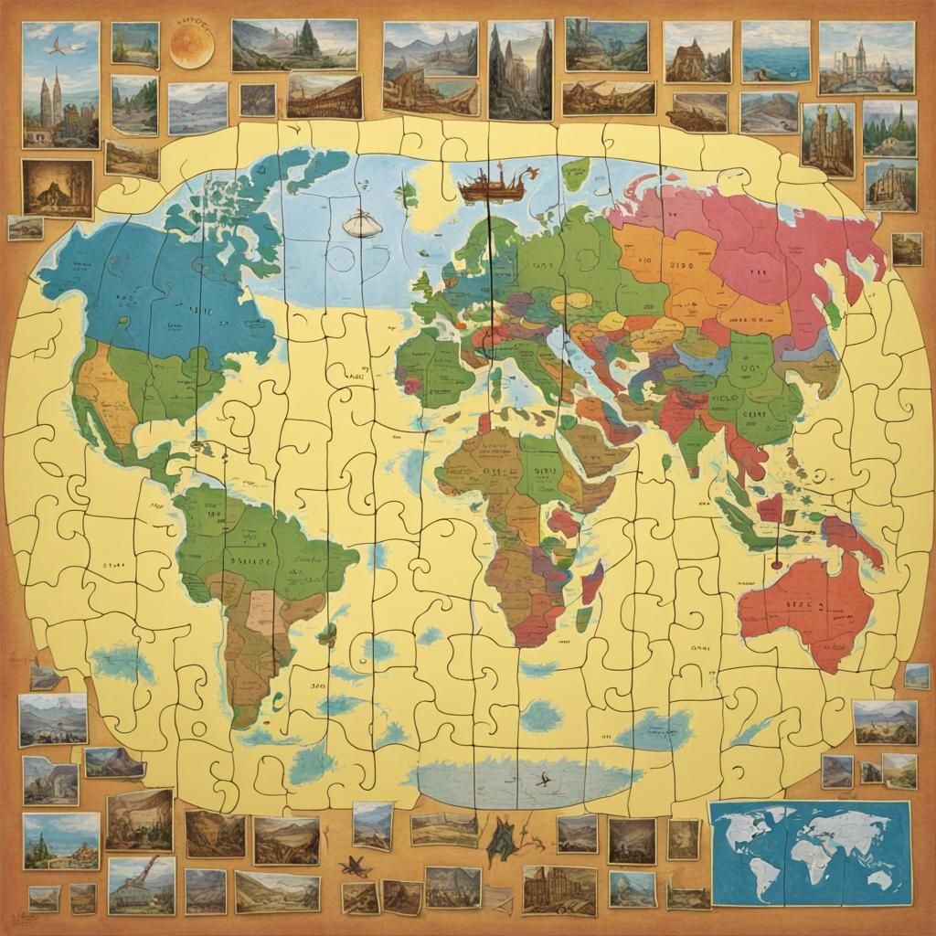 Mosaic Floor World Map Revealed