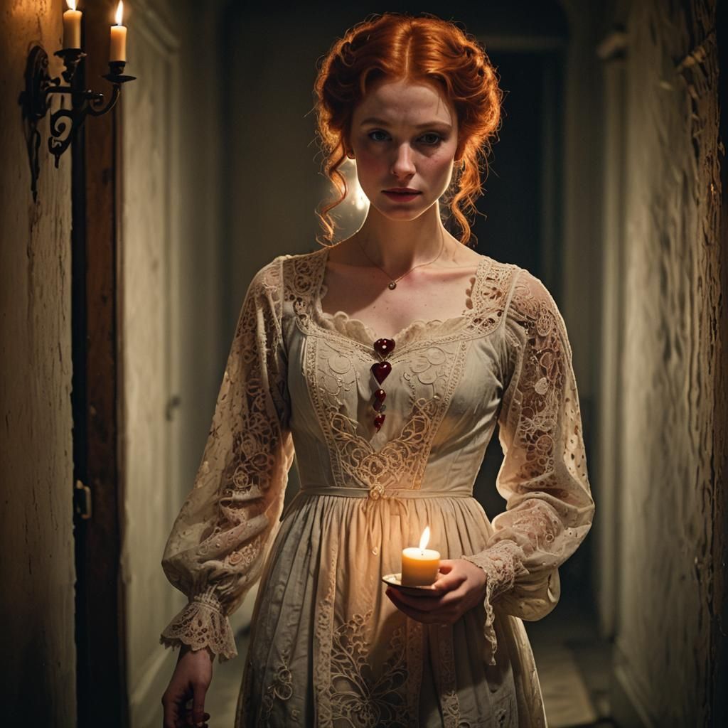 Regency Era Beauty in Candlelight, Romantic Realism