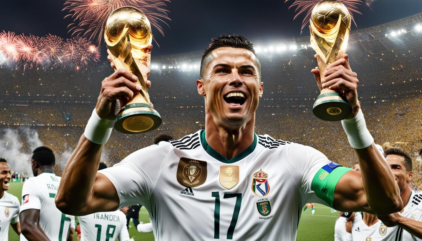 Ronaldo Leading World Champions in Joyful Victory Parade