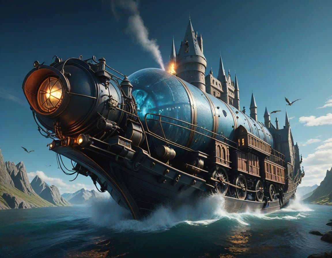 Fantastical Harry Potter World in Vibrant Colors