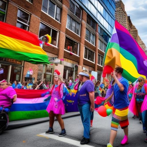 Vibrant LGBTQ Pride Parade Unfolds in Calgary