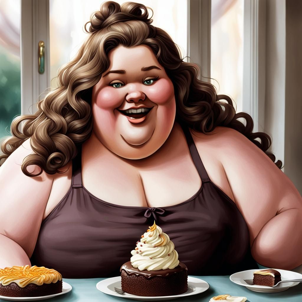 Fantastical Portrait of a Young Woman in a Whimsical Scene