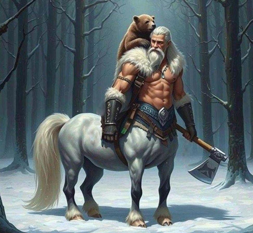 Misty Centaur Finds Home for Cuddly Bear Cub