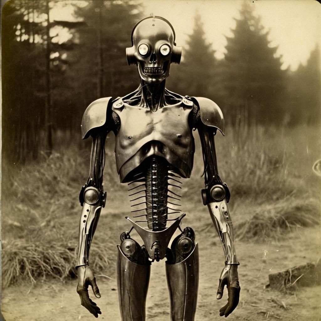 Cyborg Horrors of the British Army in a Dark, Industrial Aes...