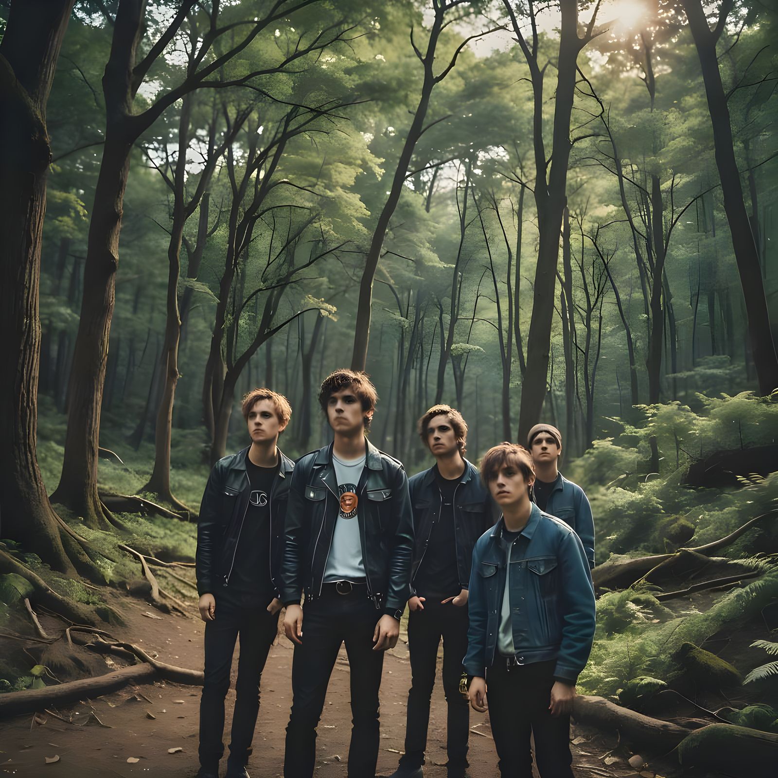 Cinematic Album Cover for Emo/Pop/Punk Band