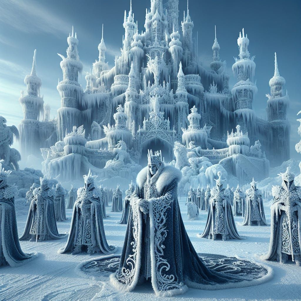 Winter Royalty Domain in Baroque Style