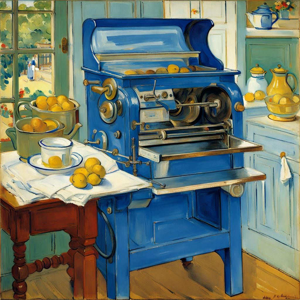 Surreal Still Life with Impressionist Flair