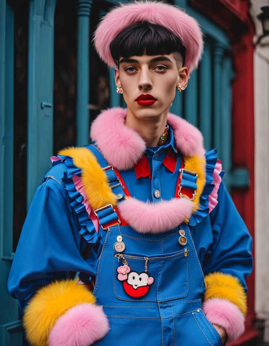 Whimsical Kidcore Fashion in Vibrant Colors