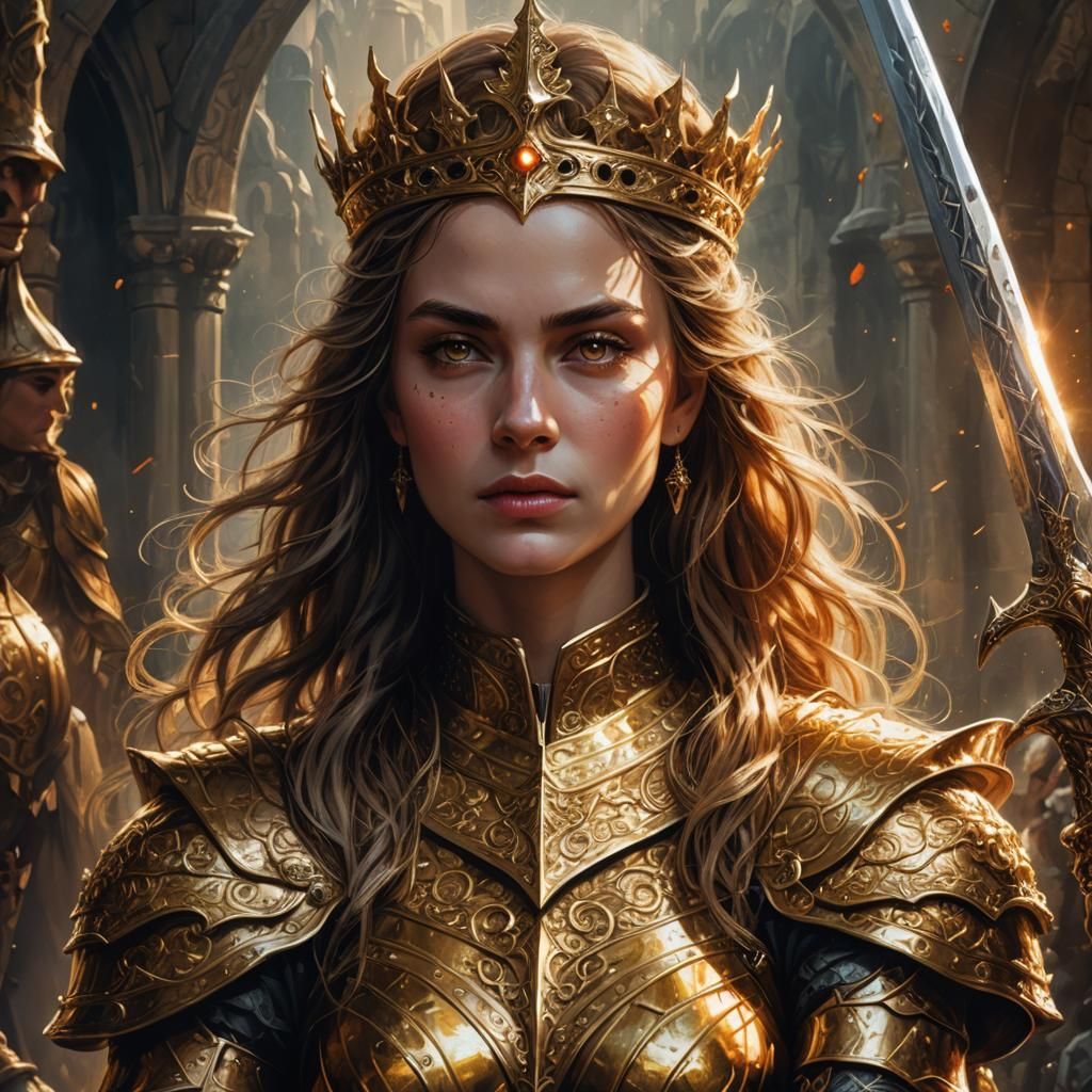 Fantasy Queen Exudes Majesty and Power
