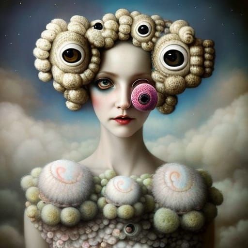 A Surreal Sheep Octopus Hybrid