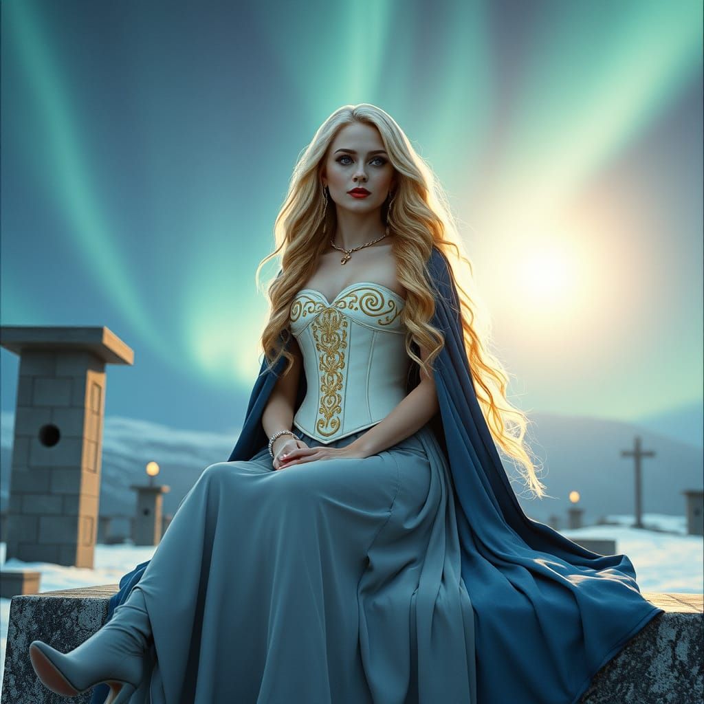 Goddess in Celestial Splendor