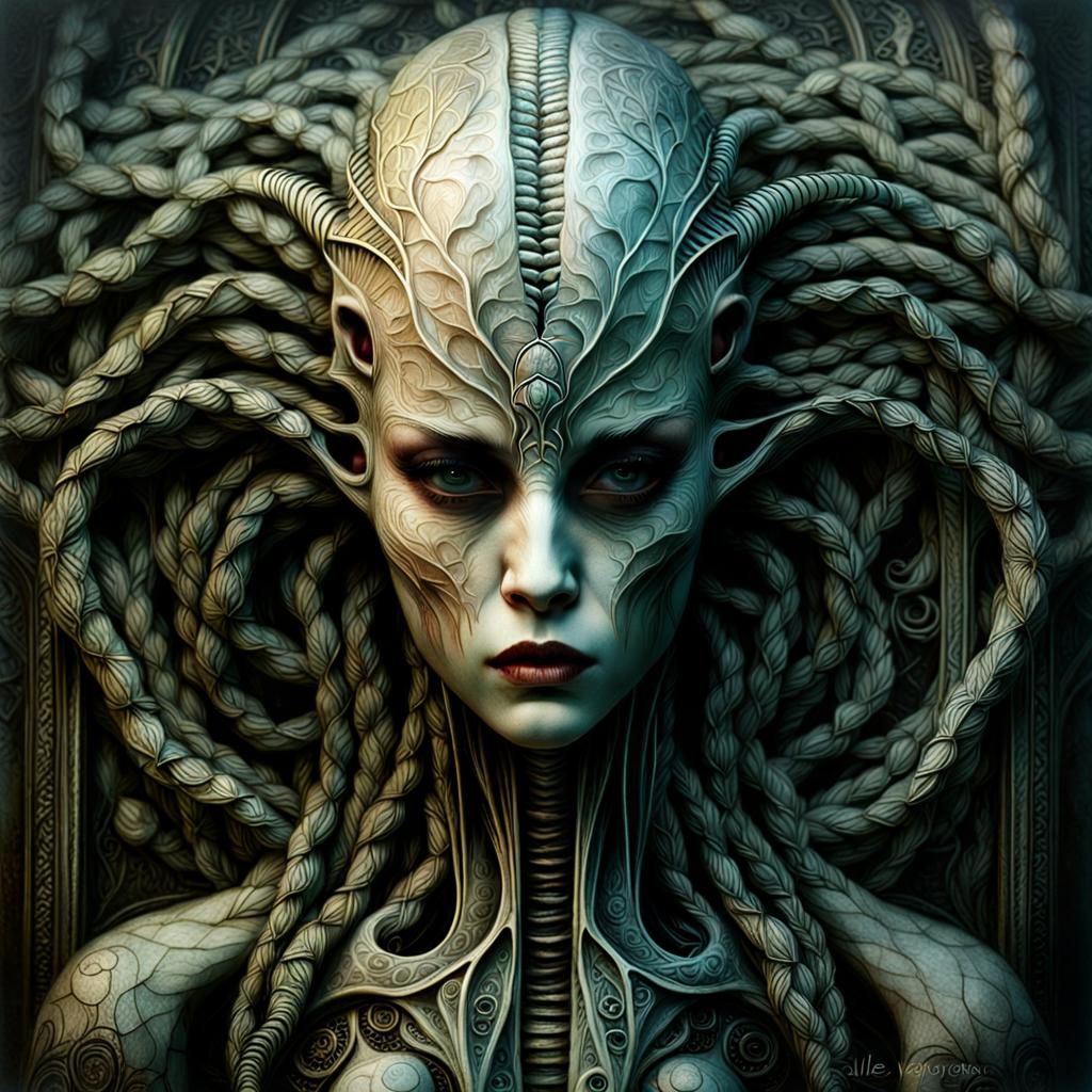 Ethereal Alien Goddess