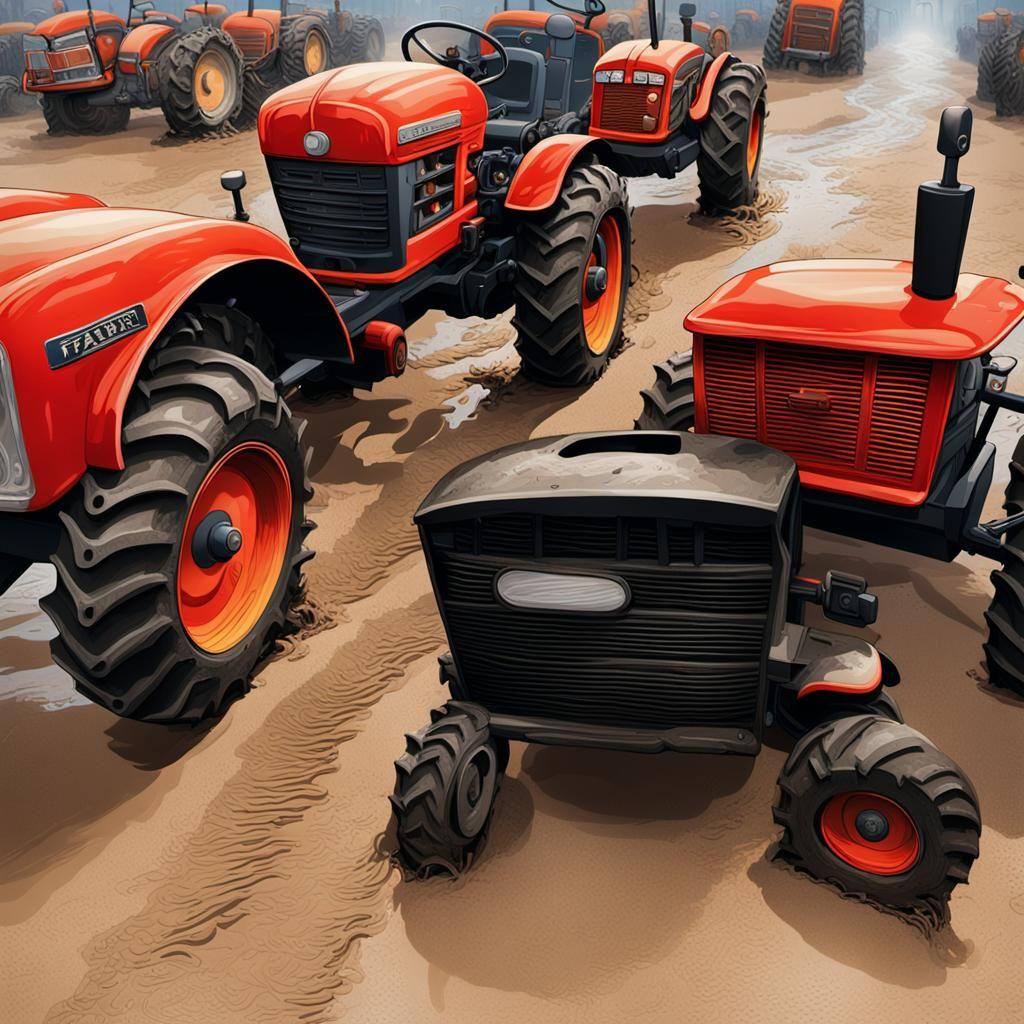 Vibrant County Fair Fantasy Scene