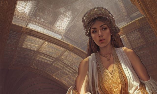 Elaborate Throne Room: Hyperrealistic Digital Art