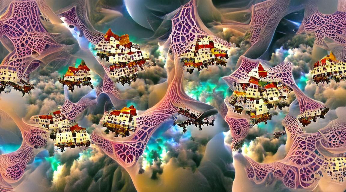 Fractal Sky Metropolis Soars Above