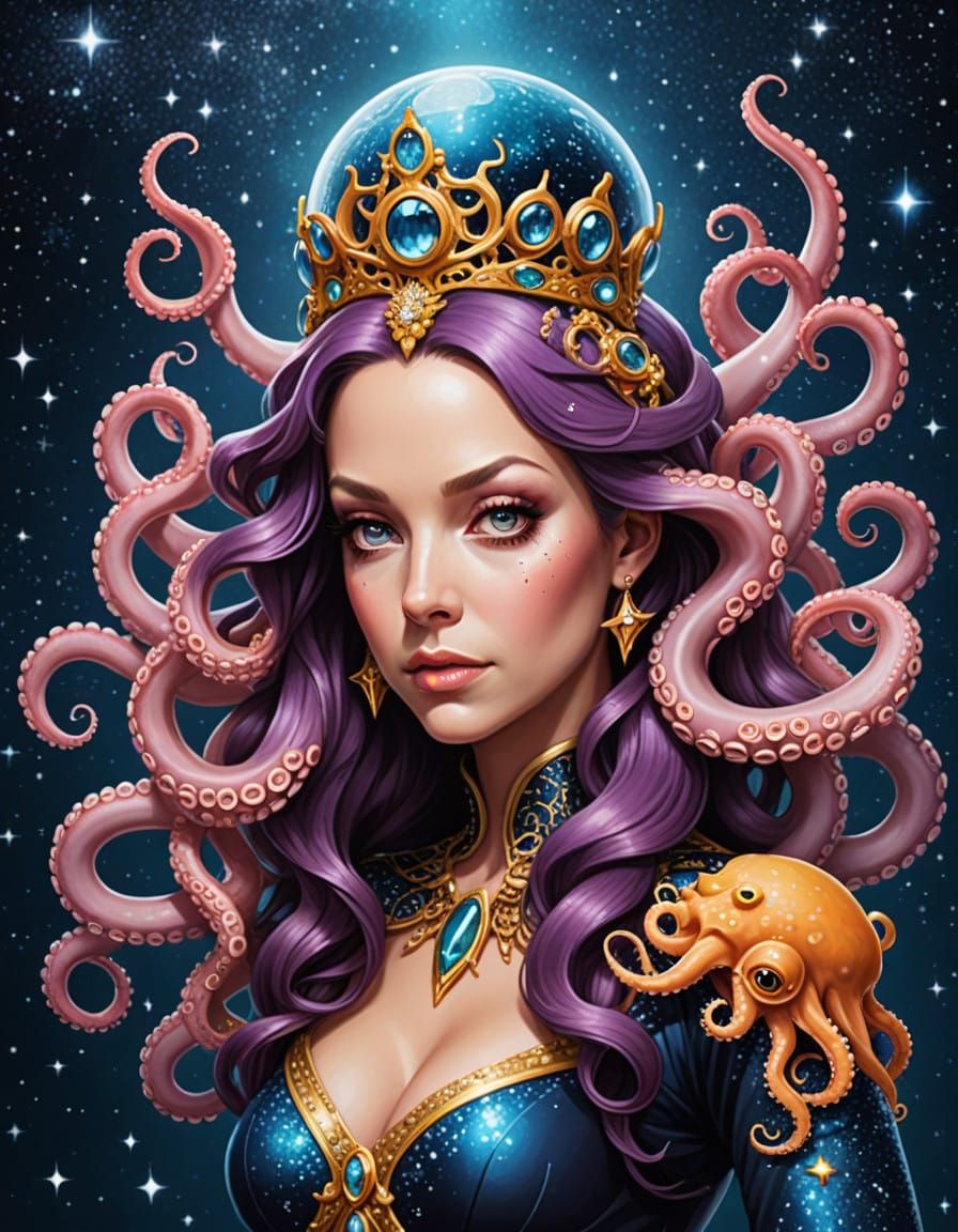 Stardust Octopus Queen