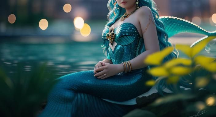 Goddess Emerging from Oceanic Depths