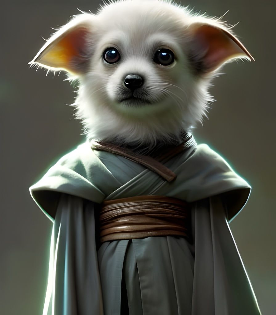 Jedi Puppy in a Mysterious Galaxy