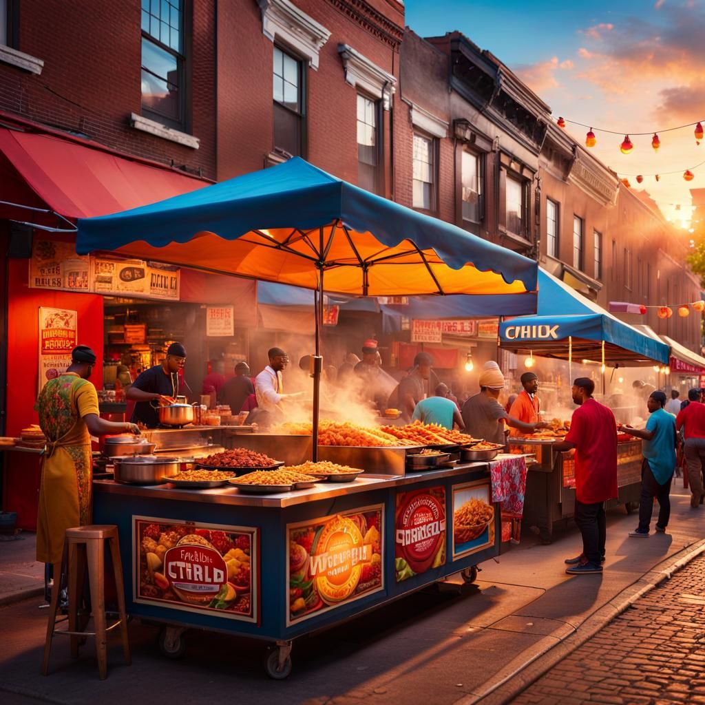 Vibrant Street Food Scene in Washington DC