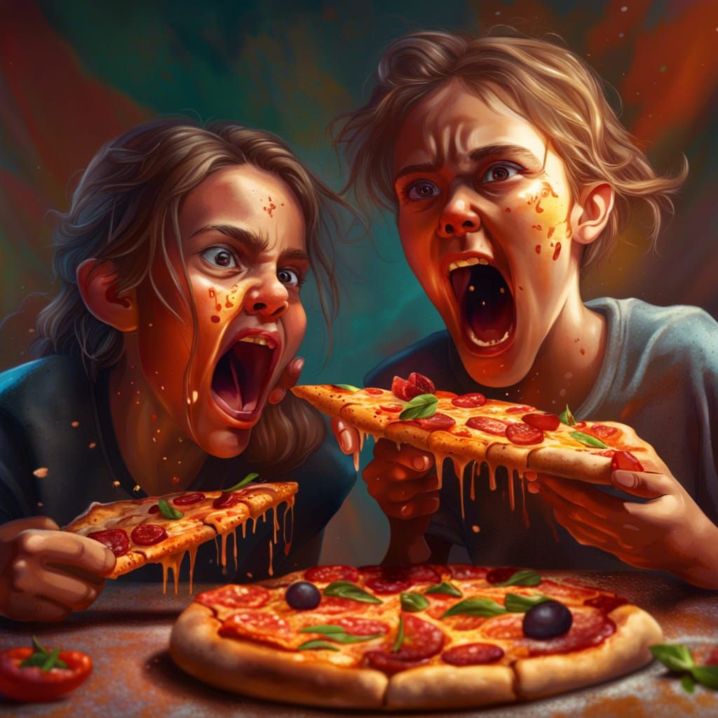 Hyperrealistic Portraits of Youthful Joy and Anger