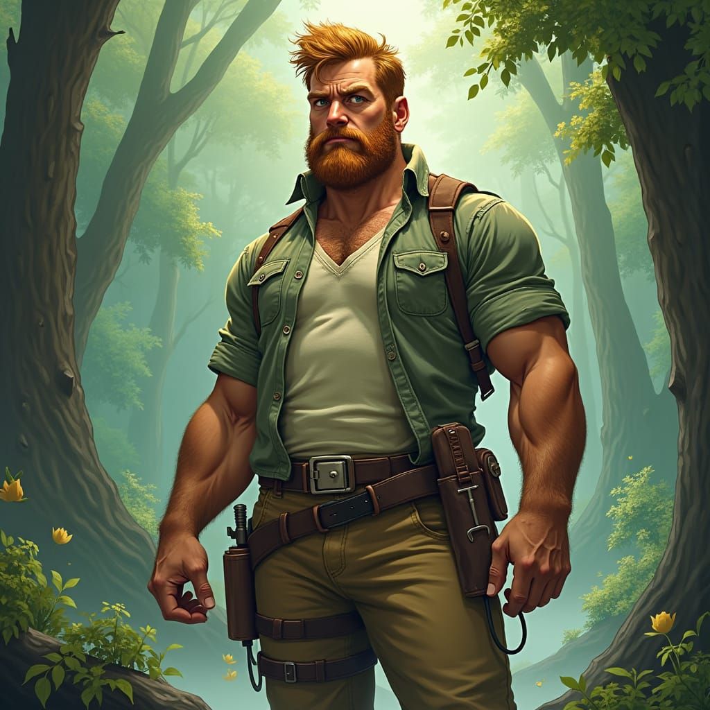 Tall, Muscular Man with Robust Appearance