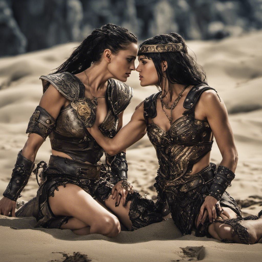 Natalie Portman and Mila Kunis as Xena Warriors in Intimate...