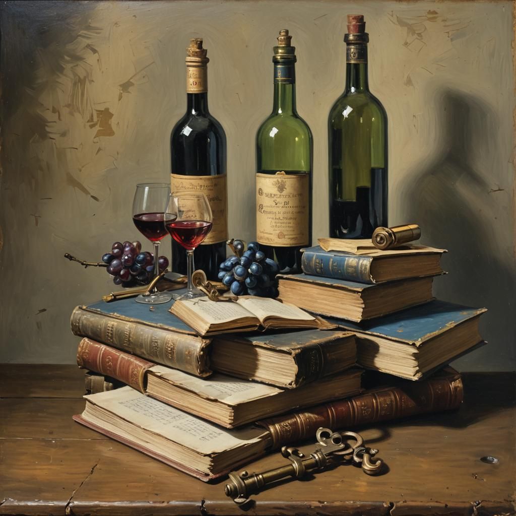 Dutch Masterpiece of Antique Treasures in Oil Painting Style