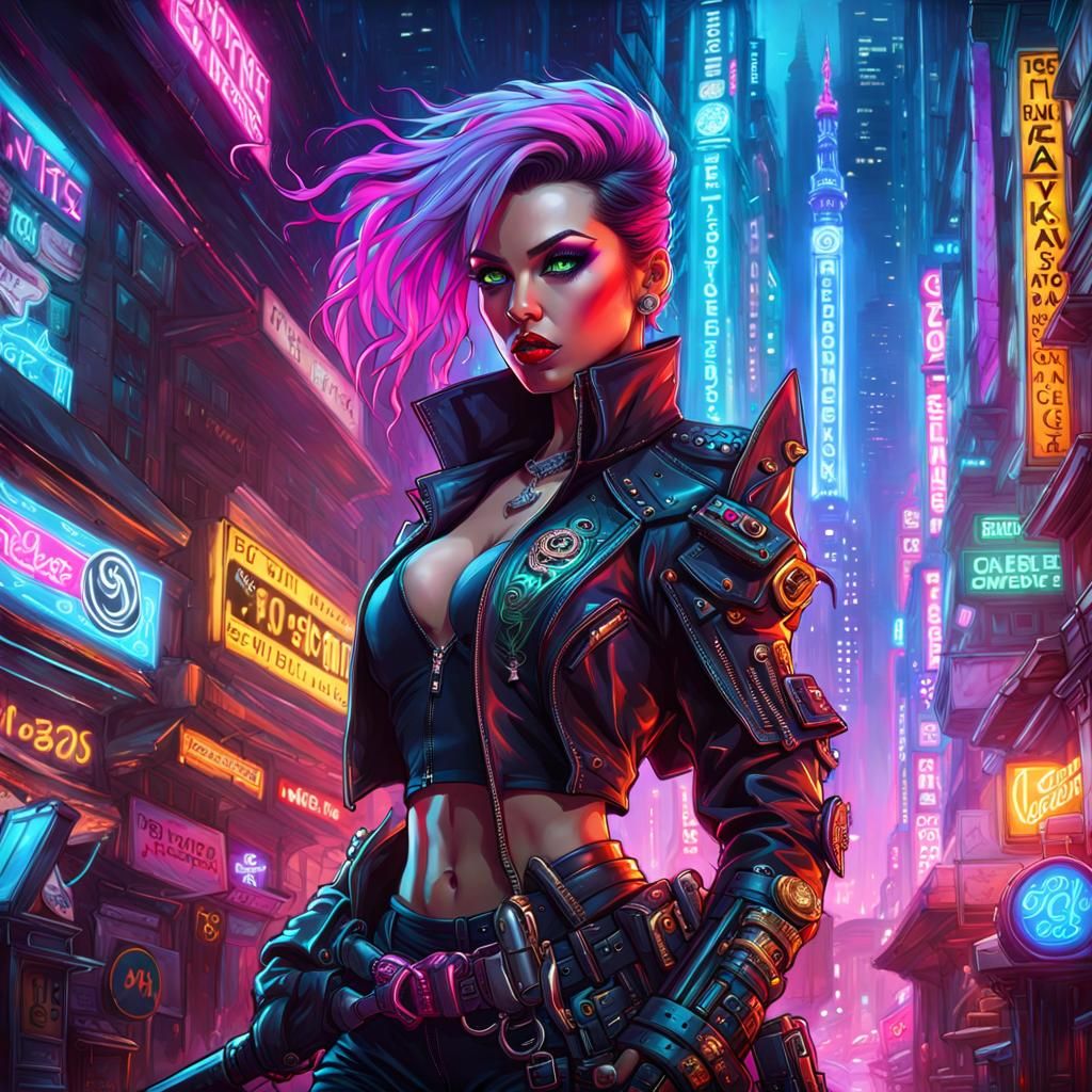 Cyberpunk Woman