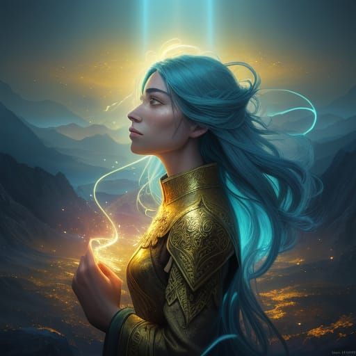 Awe-Inspiring Digital Painting of Wonder