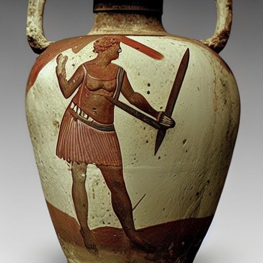 Ancient Roman Vase Depicts Epic Battle Scene