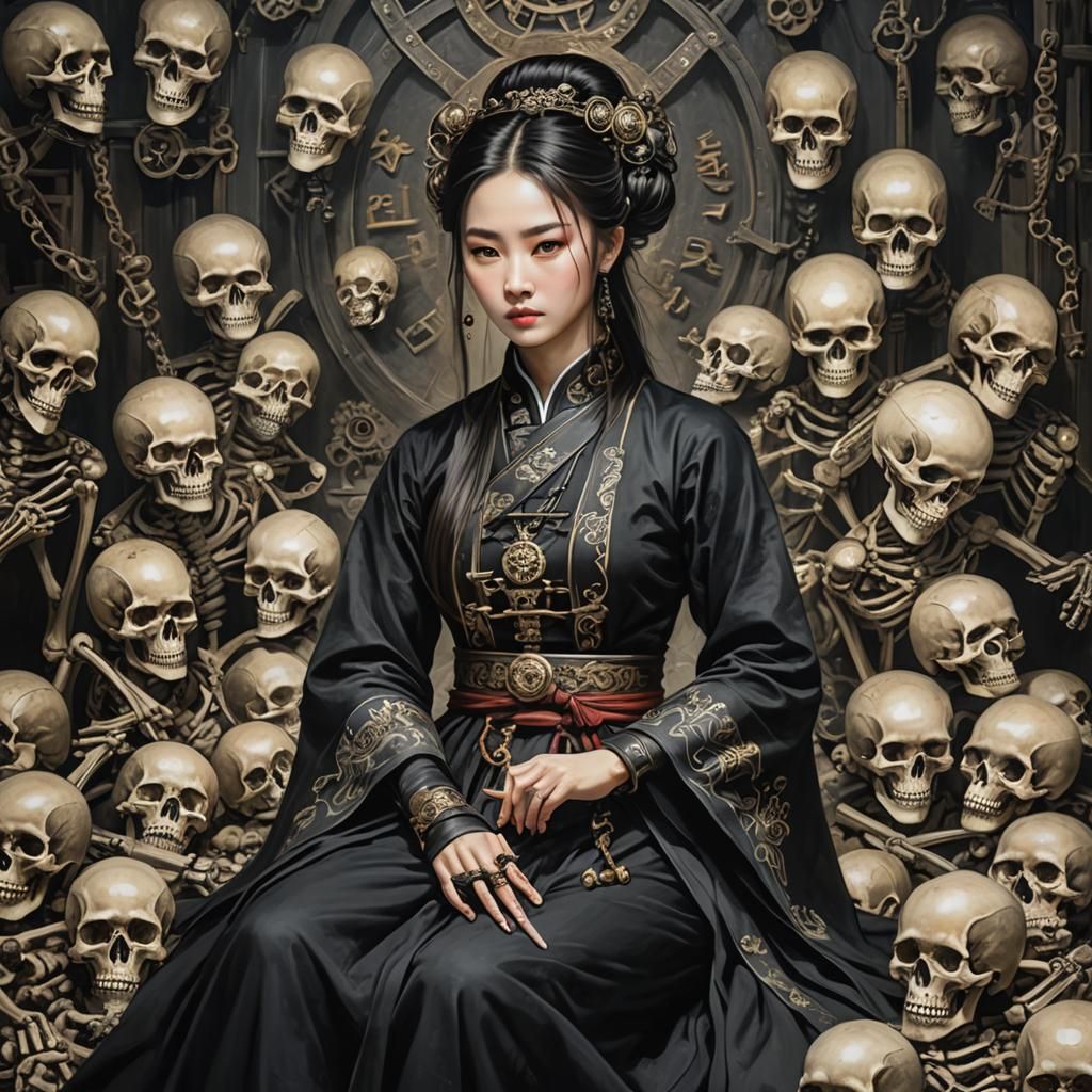 Steam-Powered Wuxia Warrior Reveals White Bone Claws