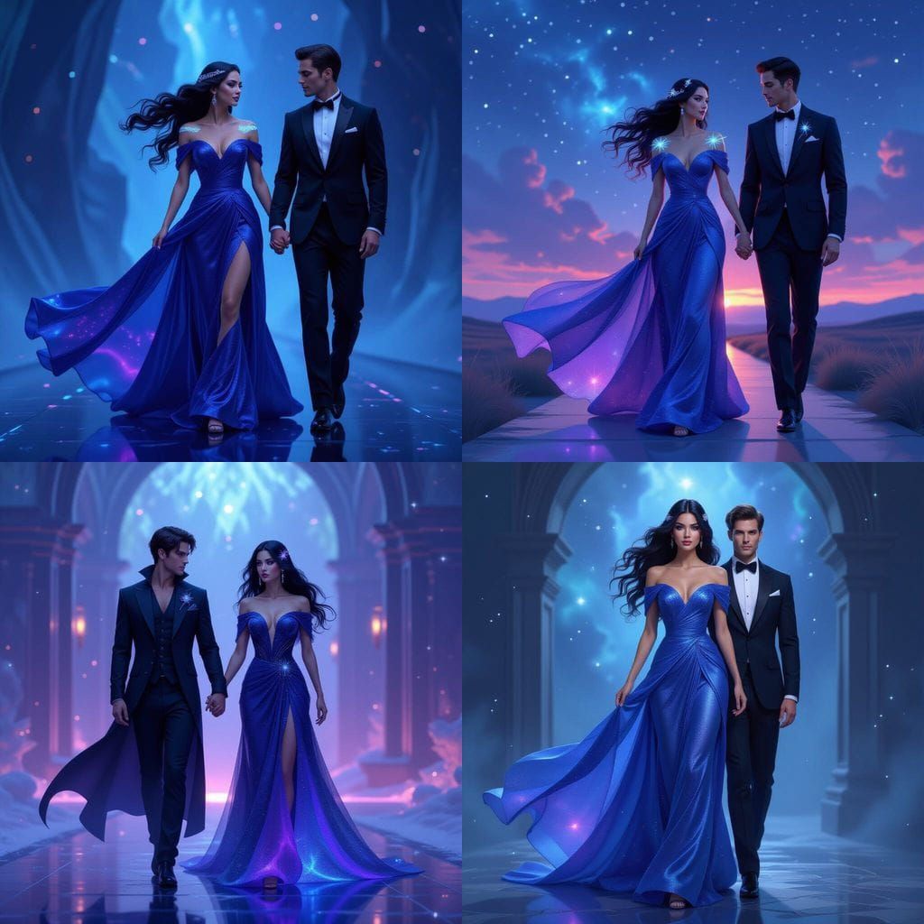 Radiant Celestial Being Walking Beside Matthew