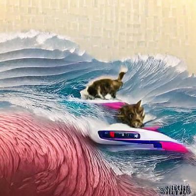 Surfing a Fierce Ocean Wave