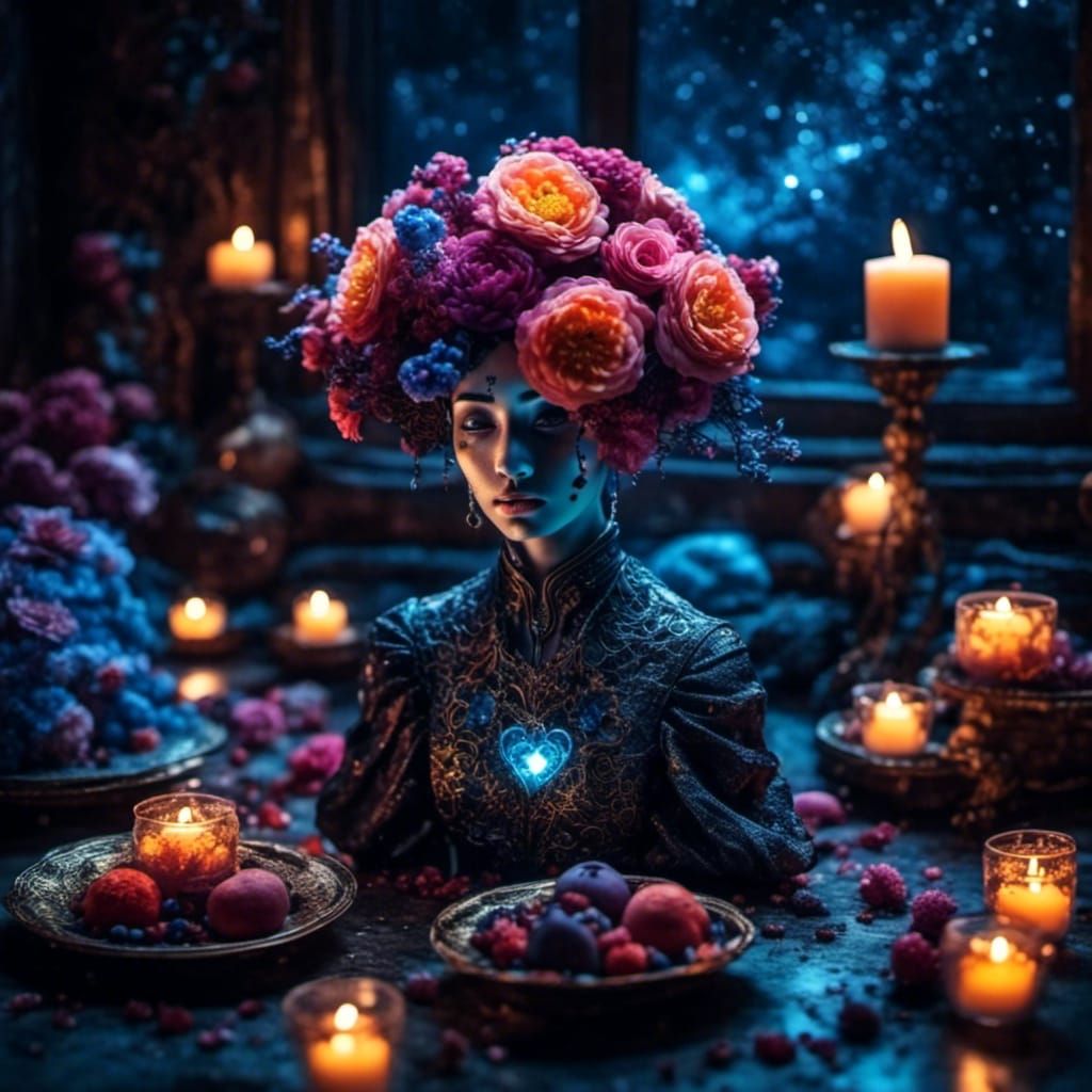 The World of Hypocrisy: A Surreal, Detailed Matte Painting i...