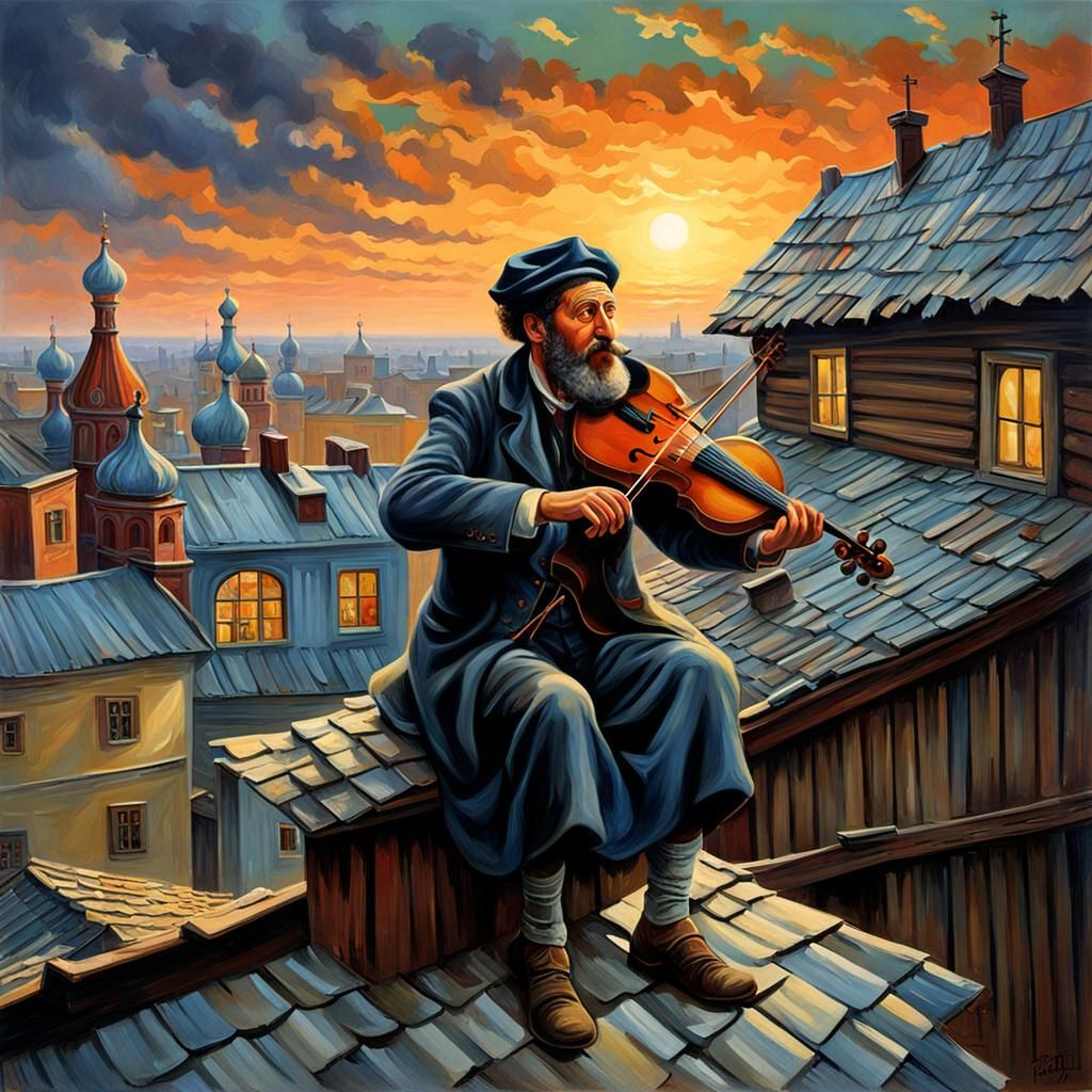 Like a fiddler on the roof