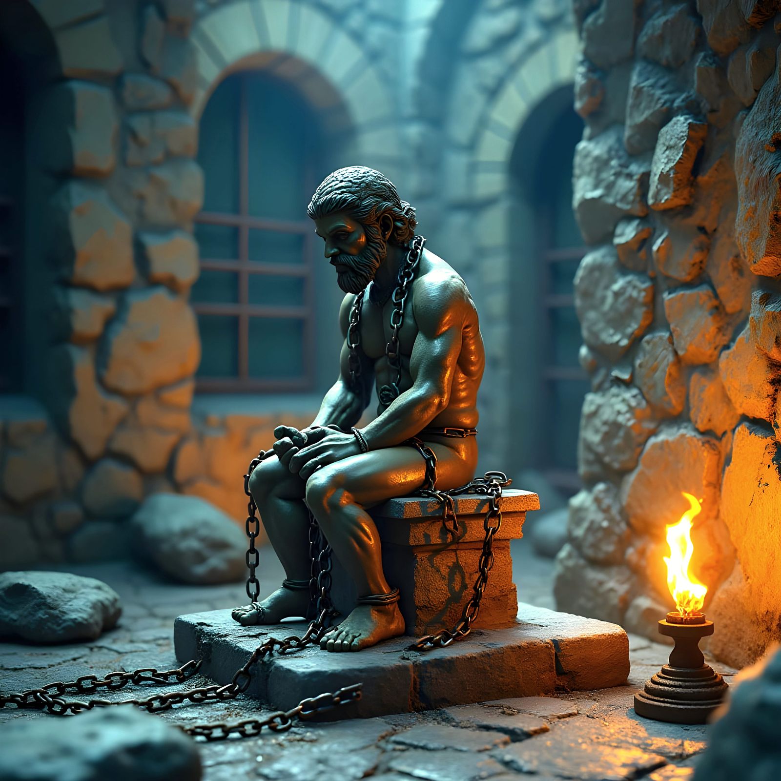 Miniature God of Justice Trapped in a Fantastical Prison