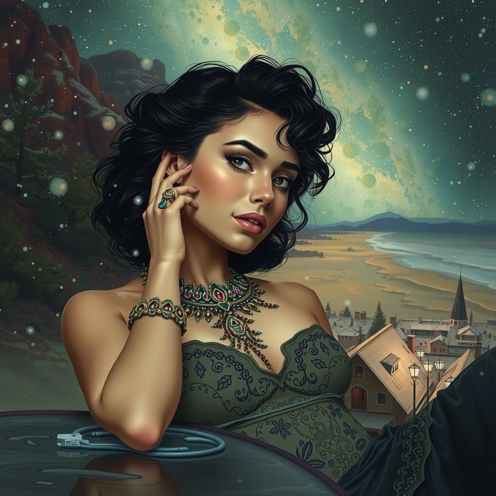 Surreal Winter Landscapes in Simon Stalenhag Style