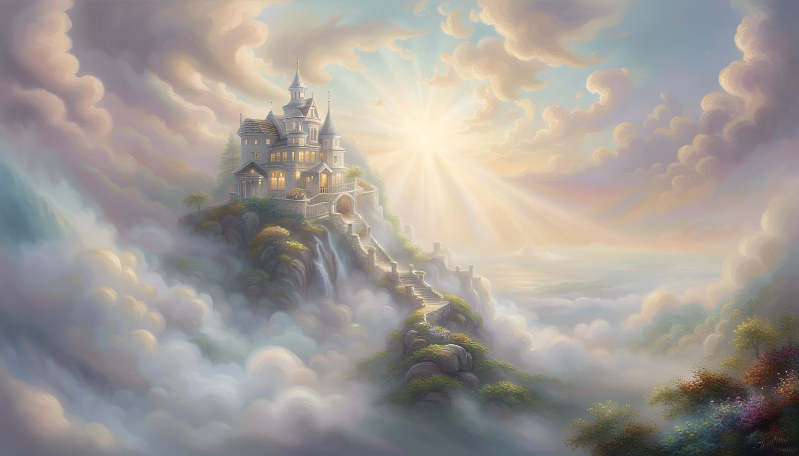 Ethereal Air Elemental in Divine Light