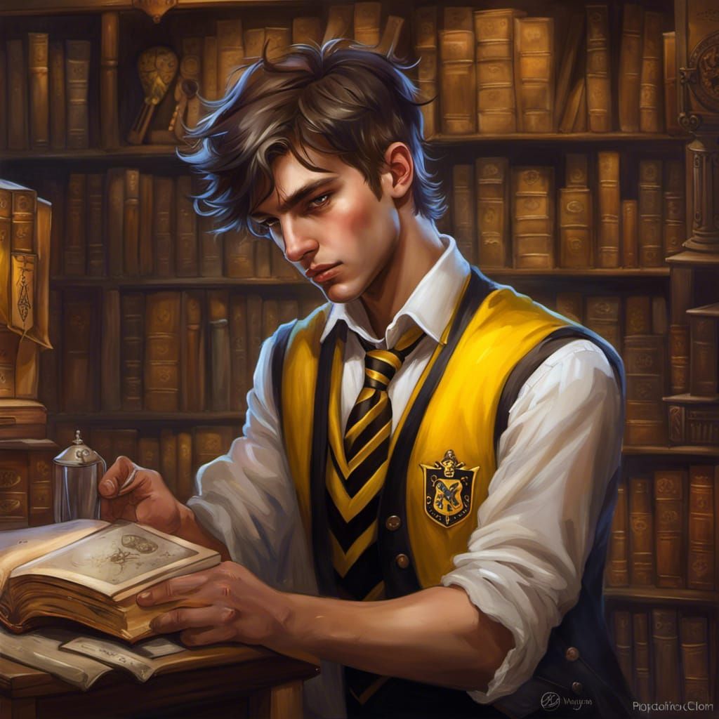 Hogwarts Library Series: Hufflepuff Student