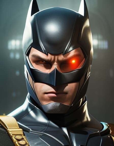 Batman in Moody, High-Detailed Concept Art