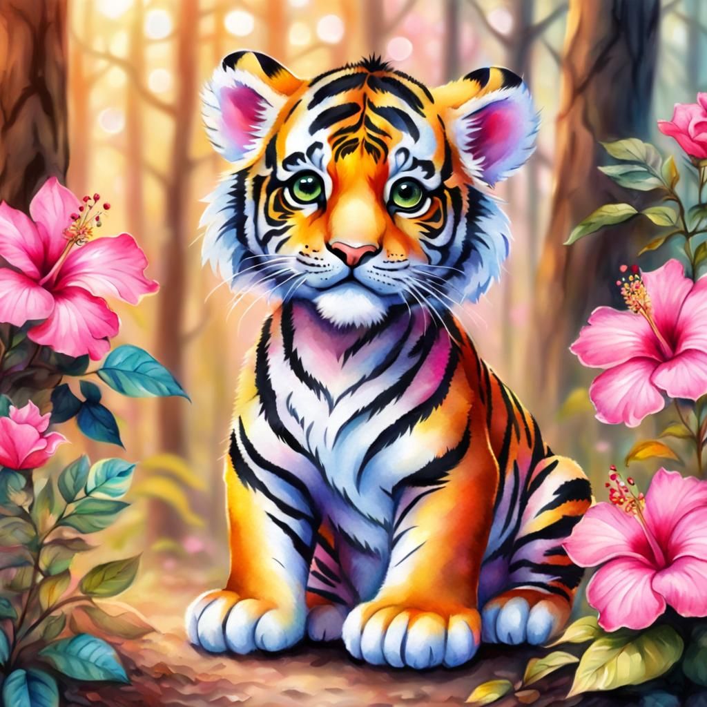 Hibiscus Tiger Newborn