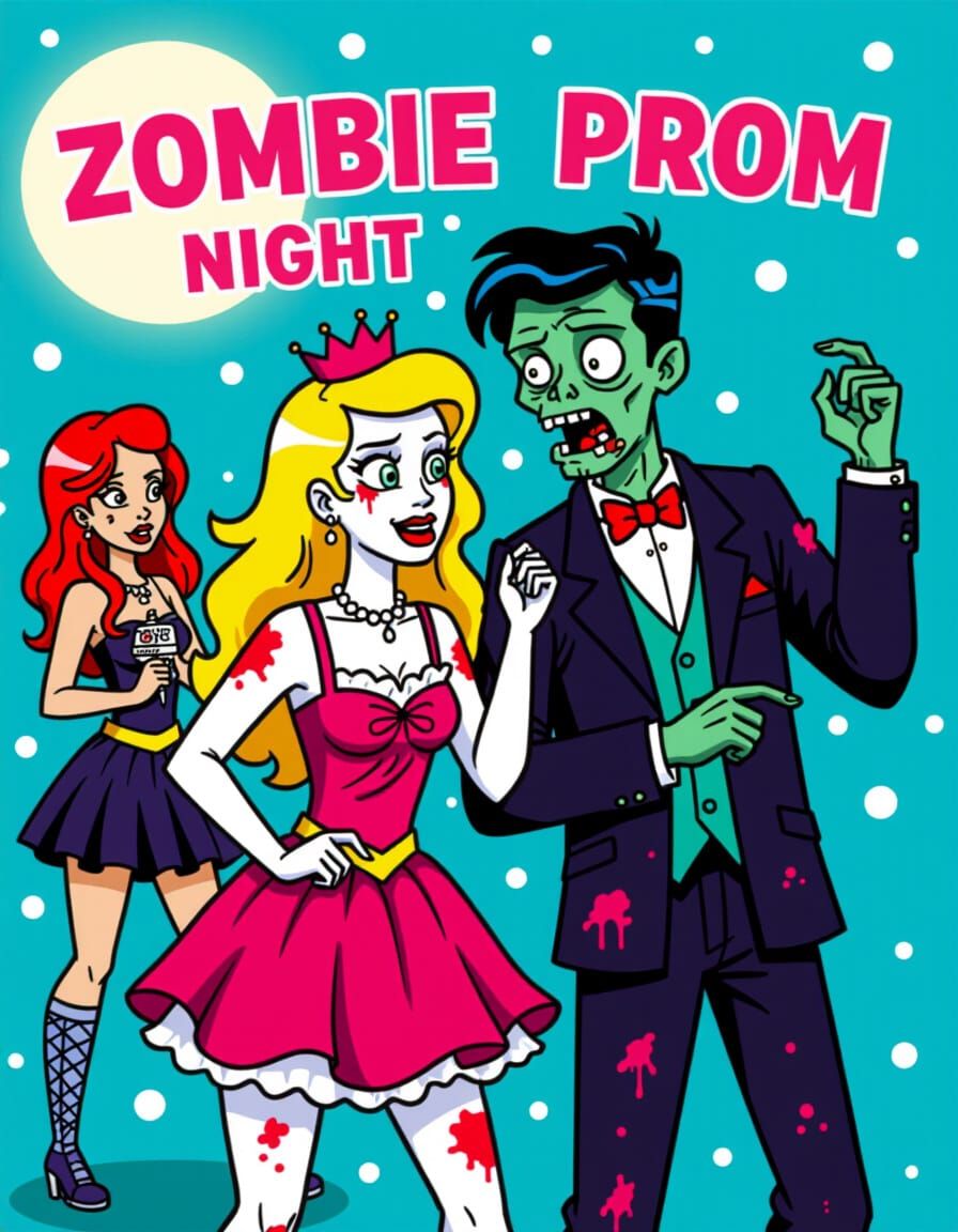 Zombie Prom Night Scene