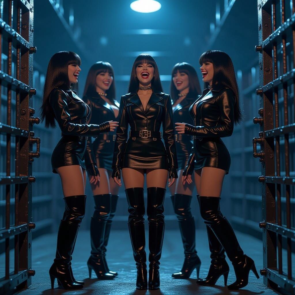 Female M3gan Dolls in Dark Fantasy Prison Setting, Inspired ...