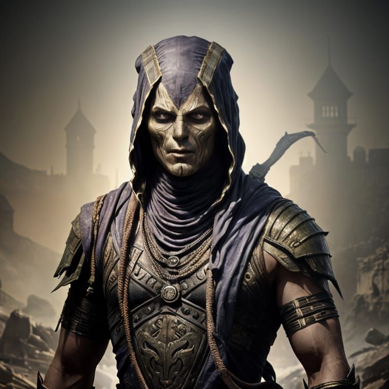 Intricate Mummy Concept Art in Dark Fantasy Style