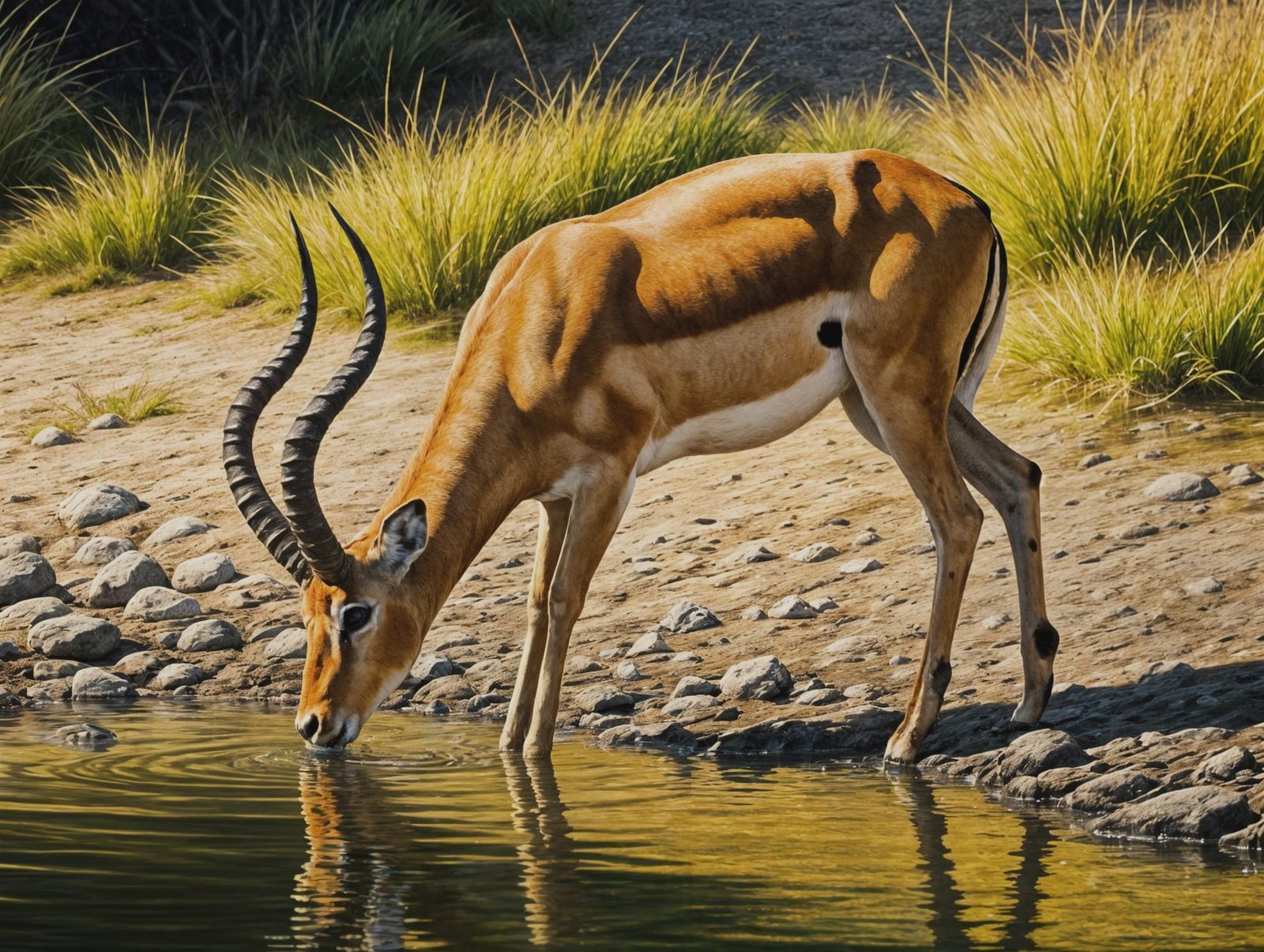 Majestic Impala in Serengeti Morning Light